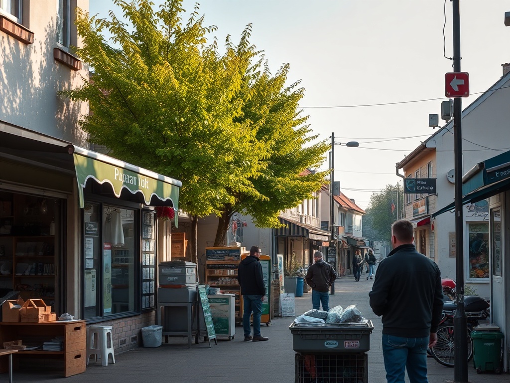 Mapa Świeradowa-Zdroju z ikonami symbolizującymi inwestycje Funduszy Europejskich